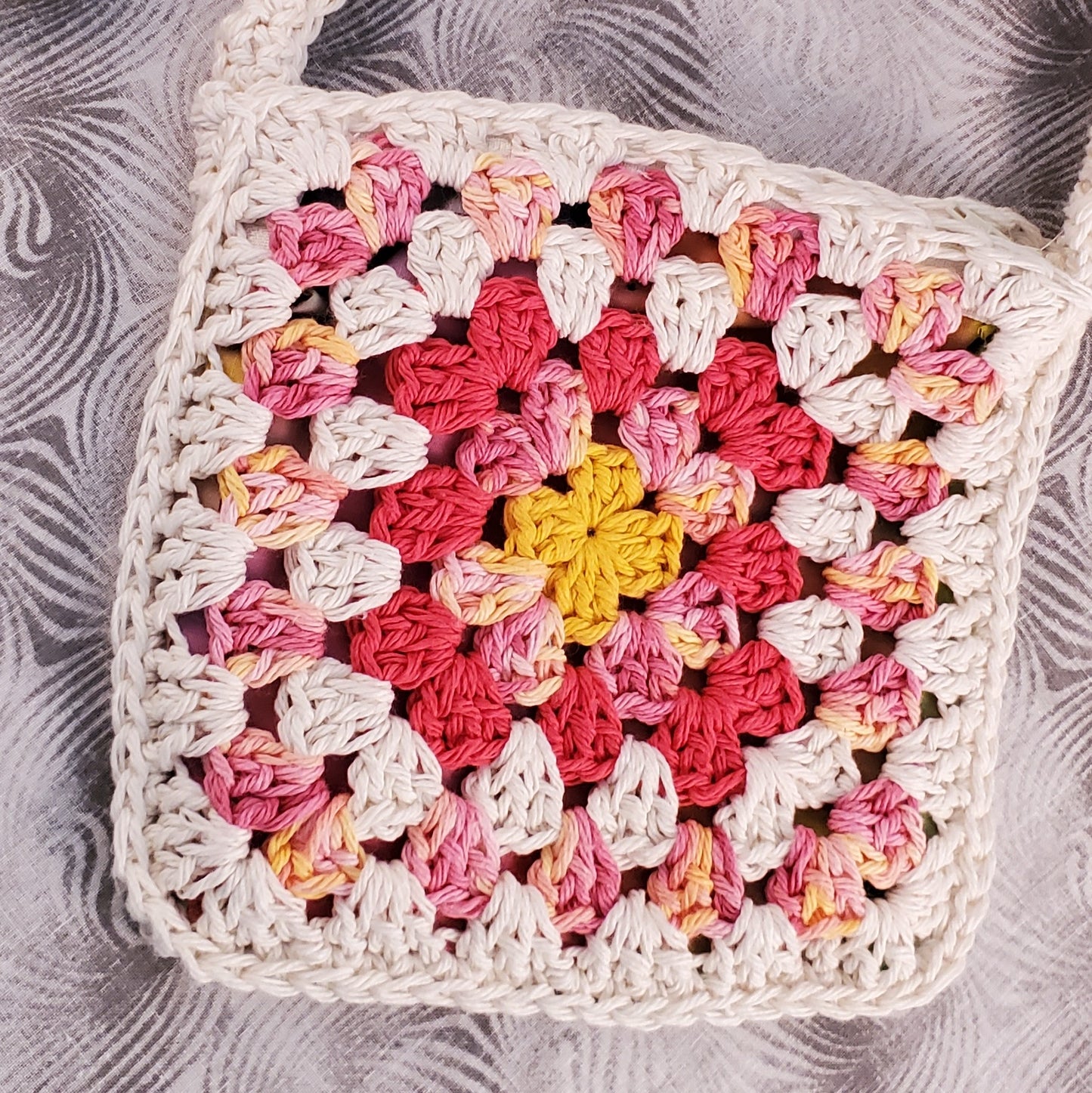 Handcrafted Cotton Granny Square Purse