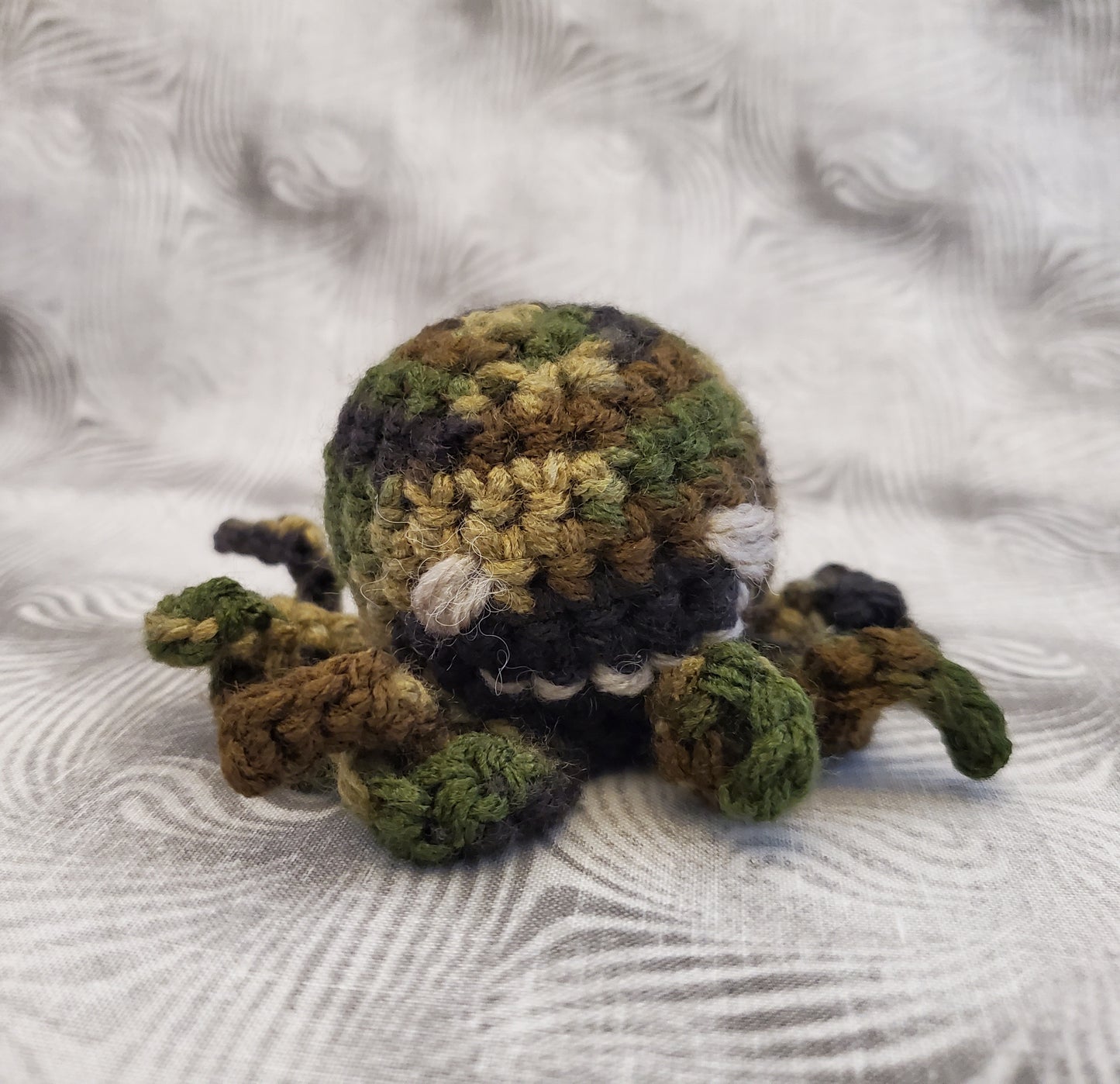 Camouflage Crochet Octopus