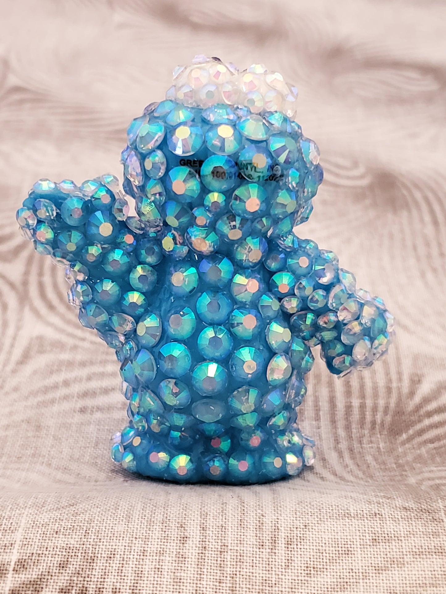 Sparkly Rhinestone Cookie Monster Decoration
