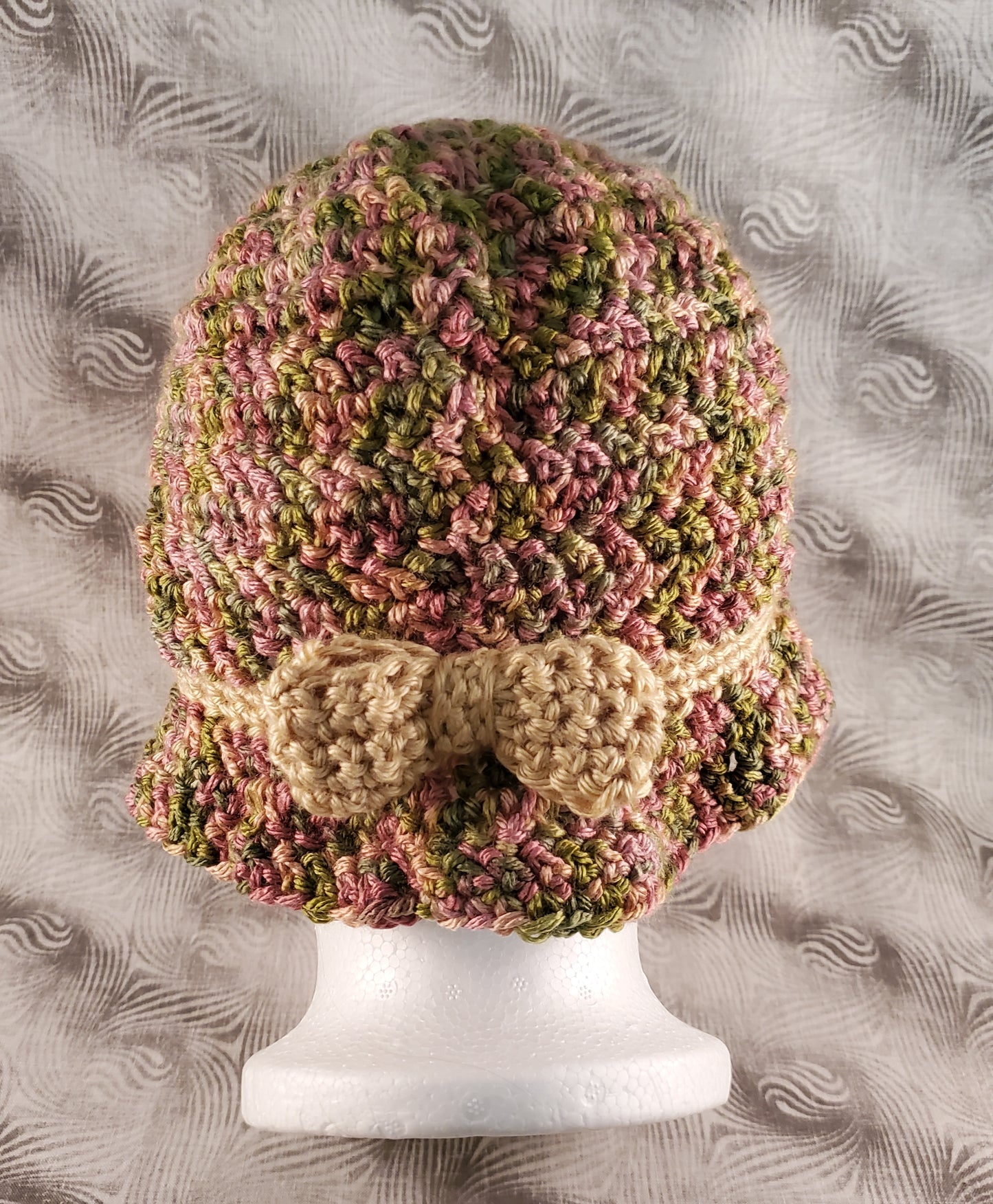 Garden Charm Crochet Cloche Hat