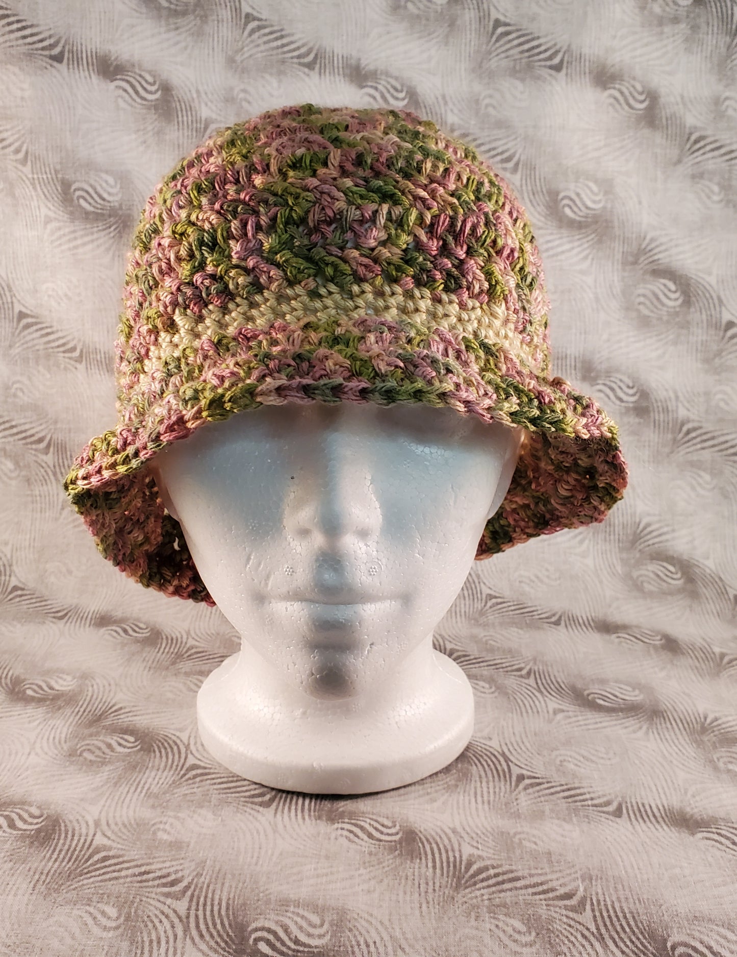 Garden Charm Crochet Cloche Hat