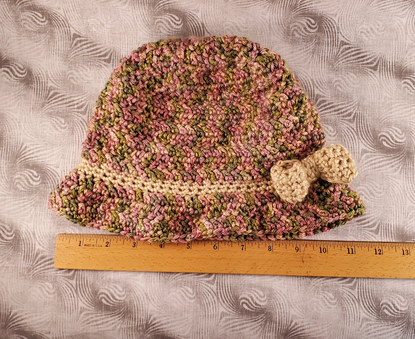 Garden Charm Crochet Cloche Hat