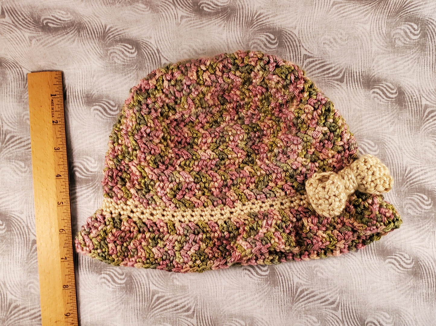 Garden Charm Crochet Cloche Hat