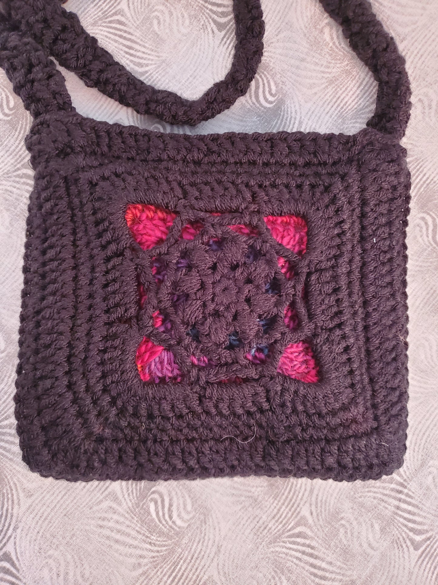 Stained Glass Crochet Purse