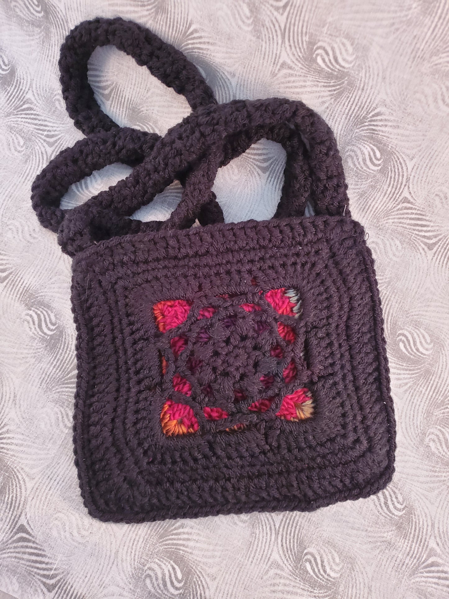 Stained Glass Crochet Purse