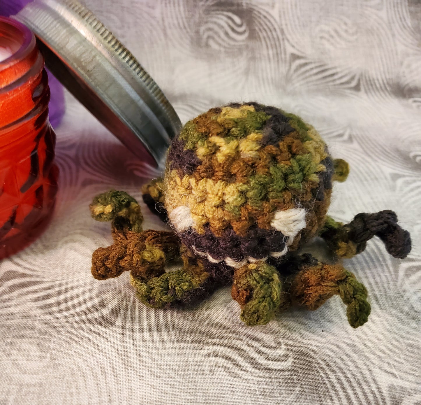 Camouflage Crochet Octopus