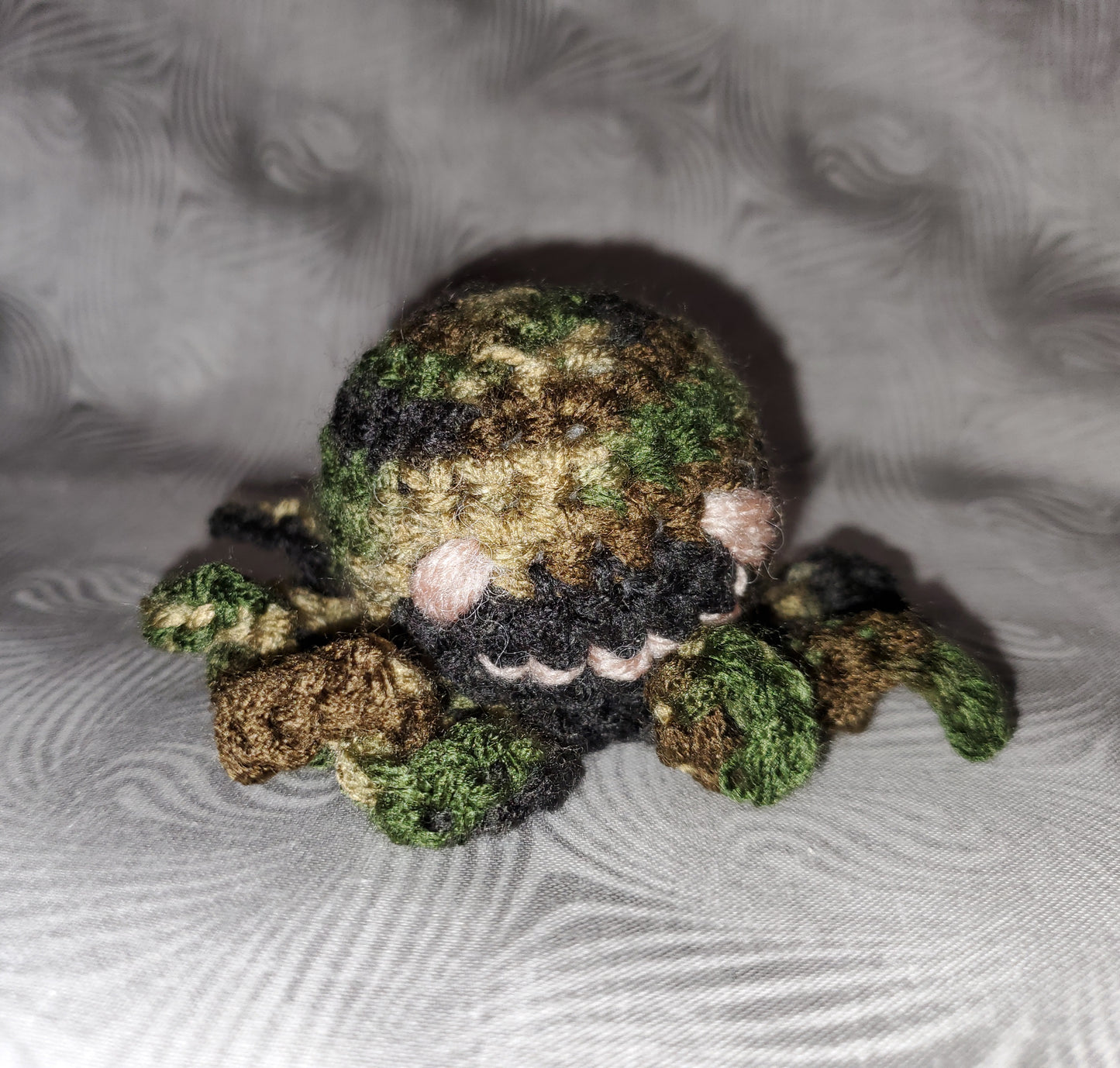 Camouflage Crochet Octopus